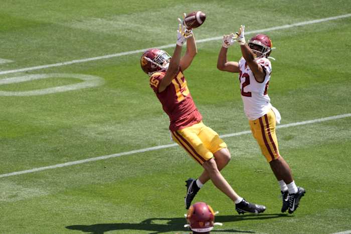 Drake London's rare combination of size and route-running put him into contention for 2022 WR1.